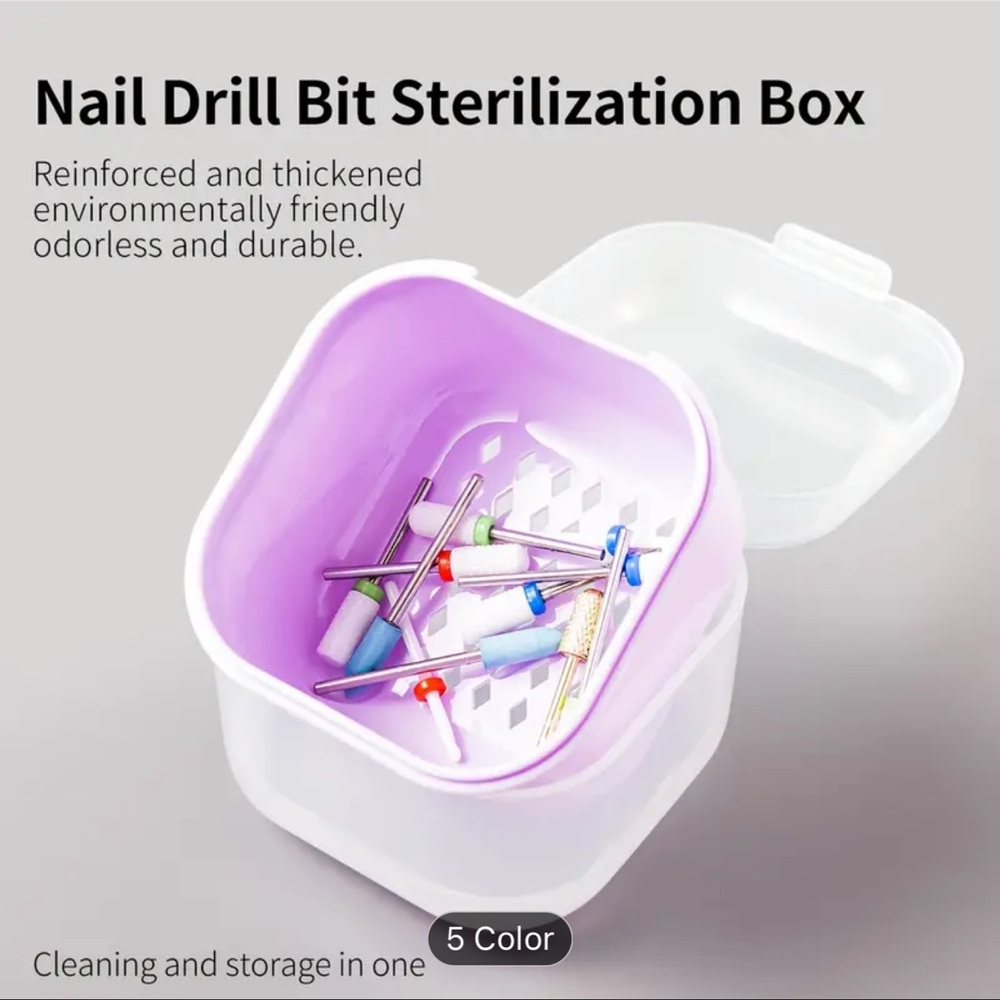 Nail Drill Sterilization Box
